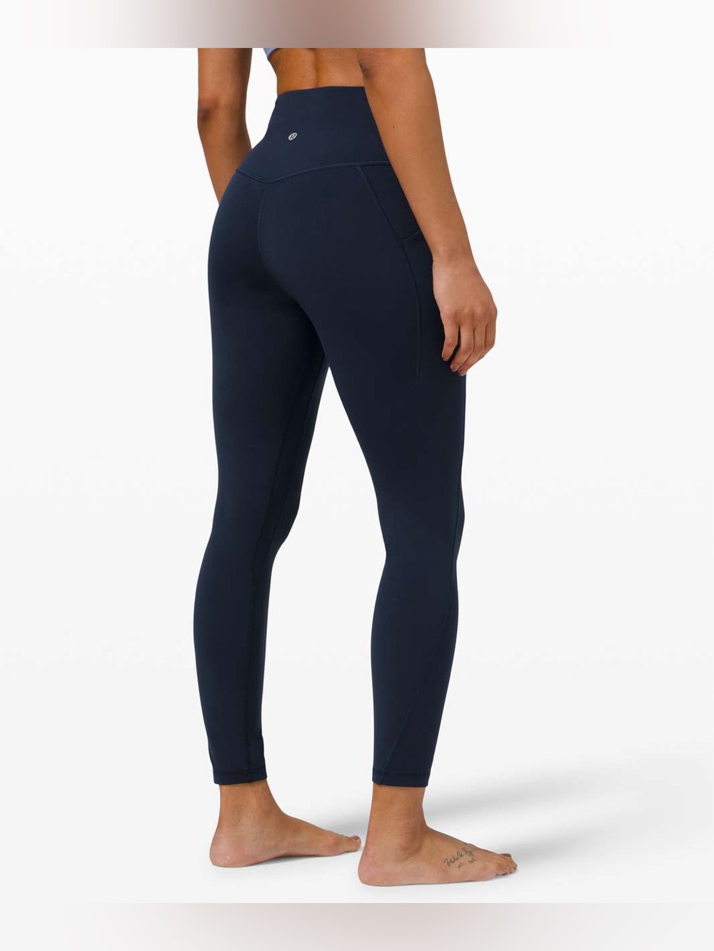 Lululemon Athletica True Navy Align High Rise Pant with Pockets 25” size 14